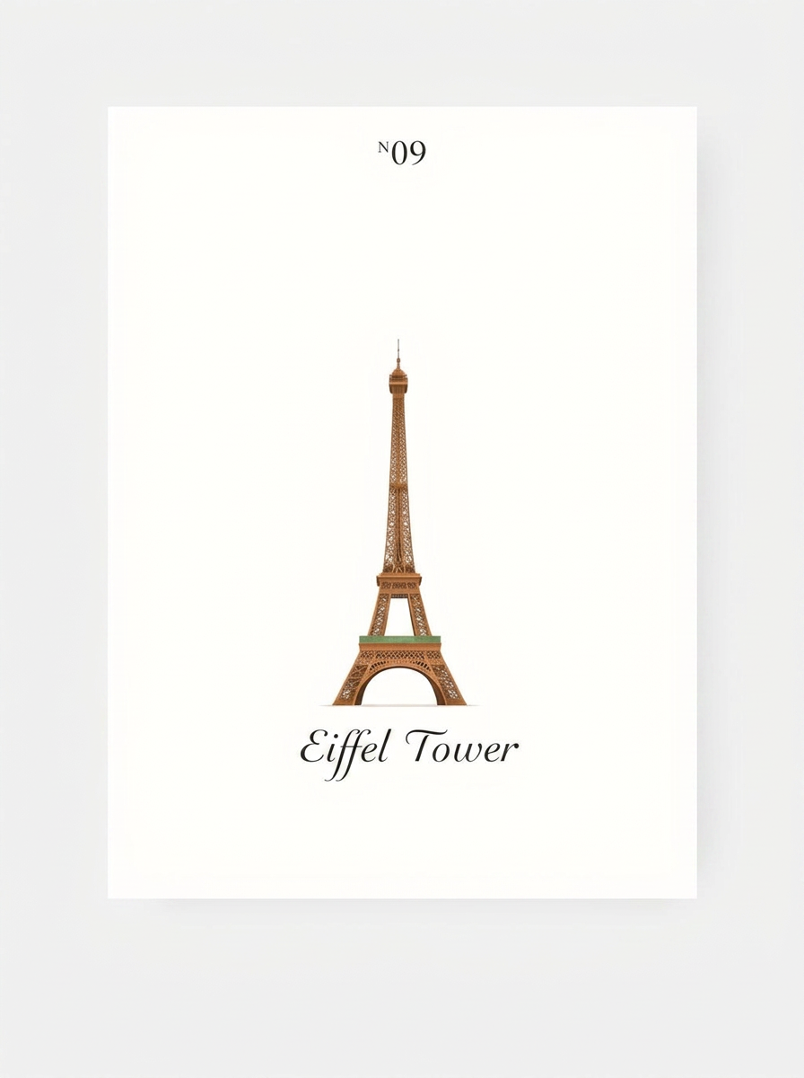 Preview: Eiffel Tower poster N°09